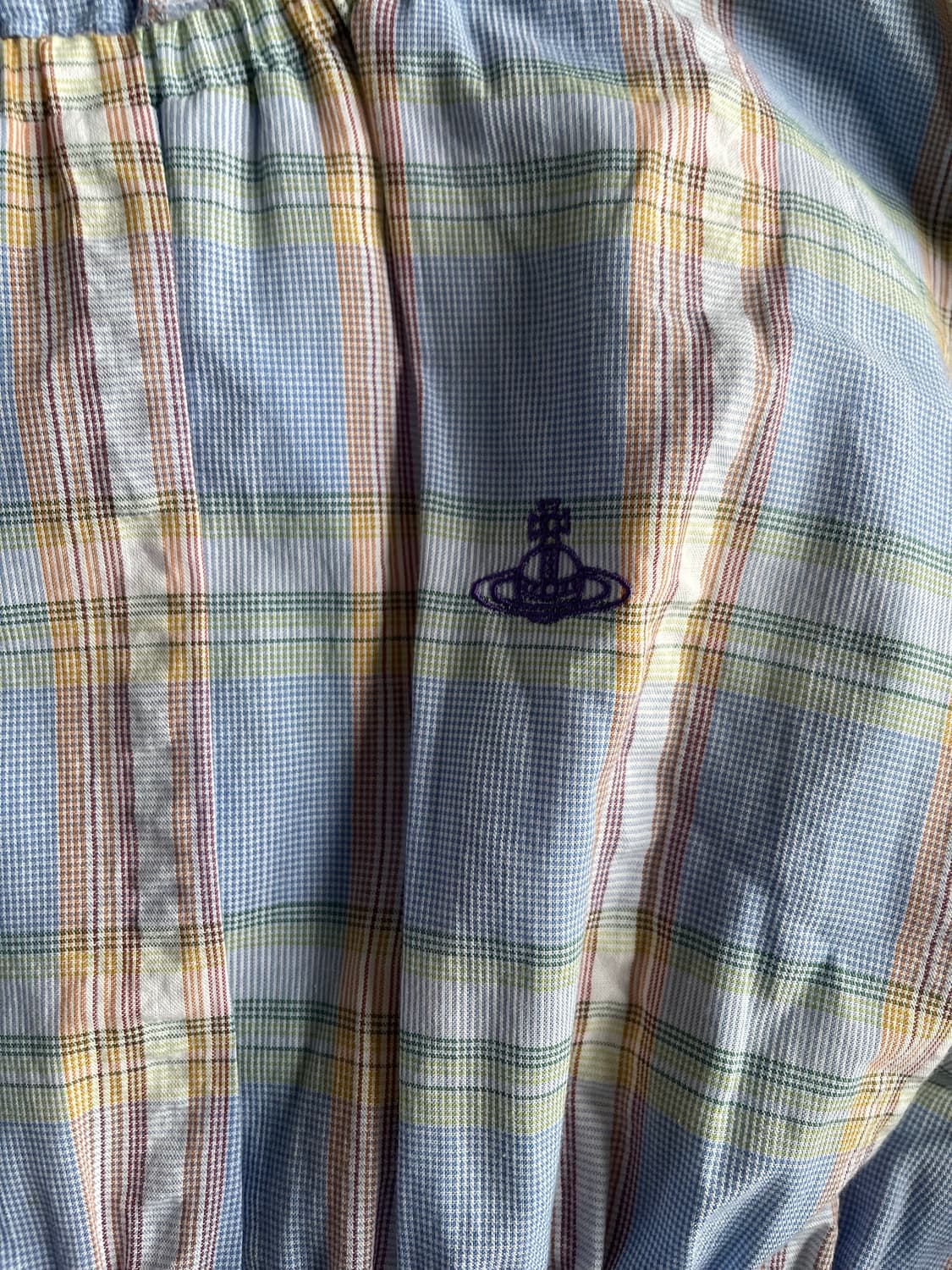 비비안웨스트우드 체크 셔링 원피스 상품이미지2