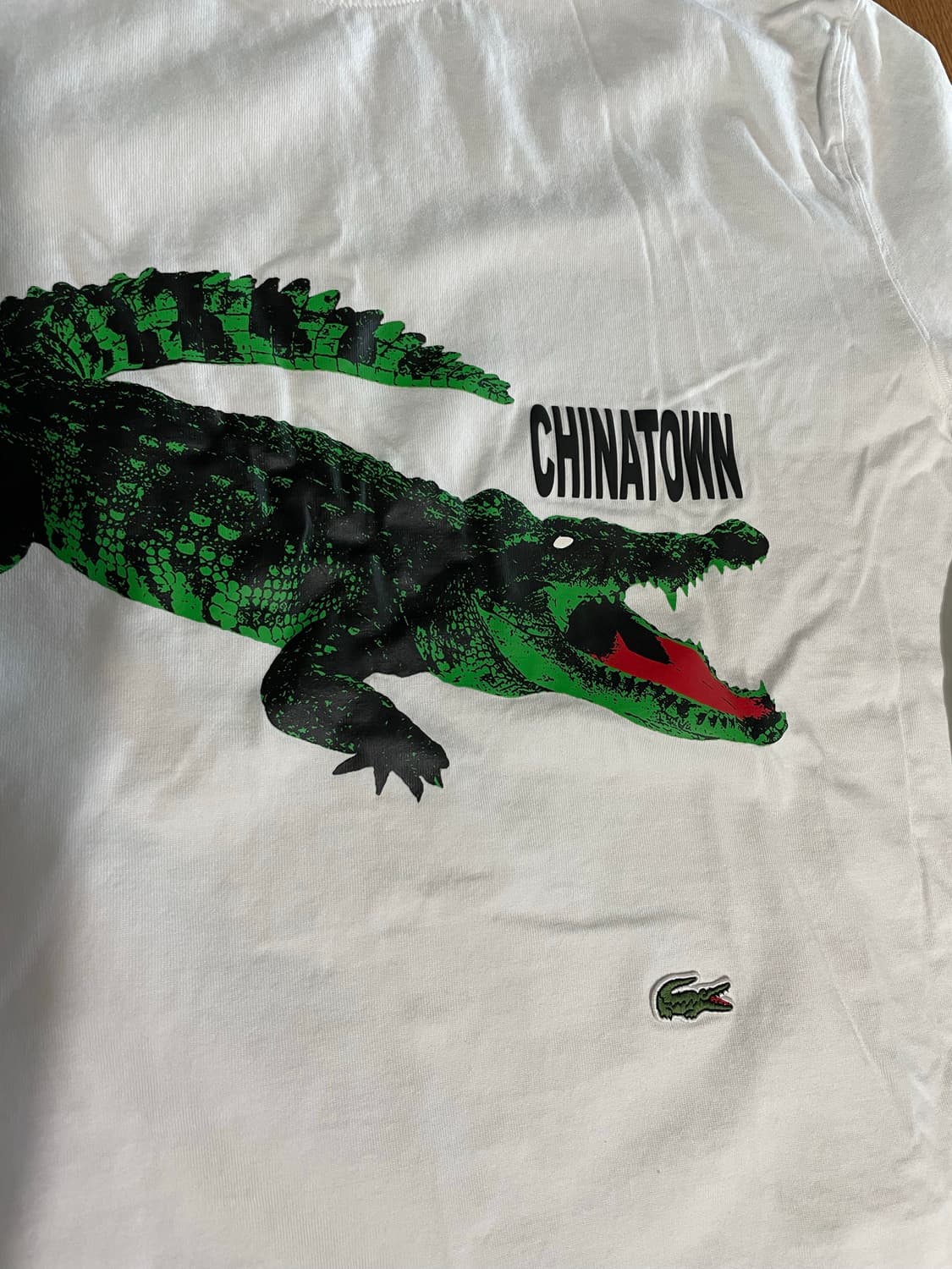 라코스테 차이나타운 콜라보레이션 한정판 반팔 티셔츠 상품이미지2