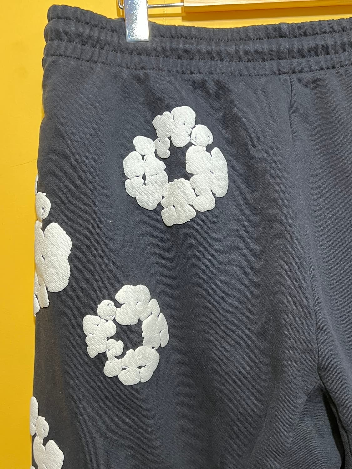 [XL] 데님 티어스 더 코튼 리쓰 스웨트팬츠 블랙 상품이미지8