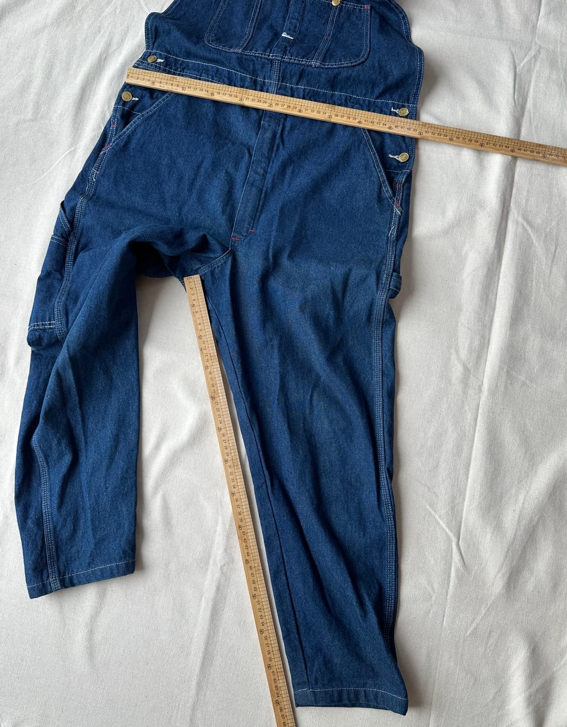 디키즈 인디고 데님 멜빵 오버롤 32x30 상품이미지9