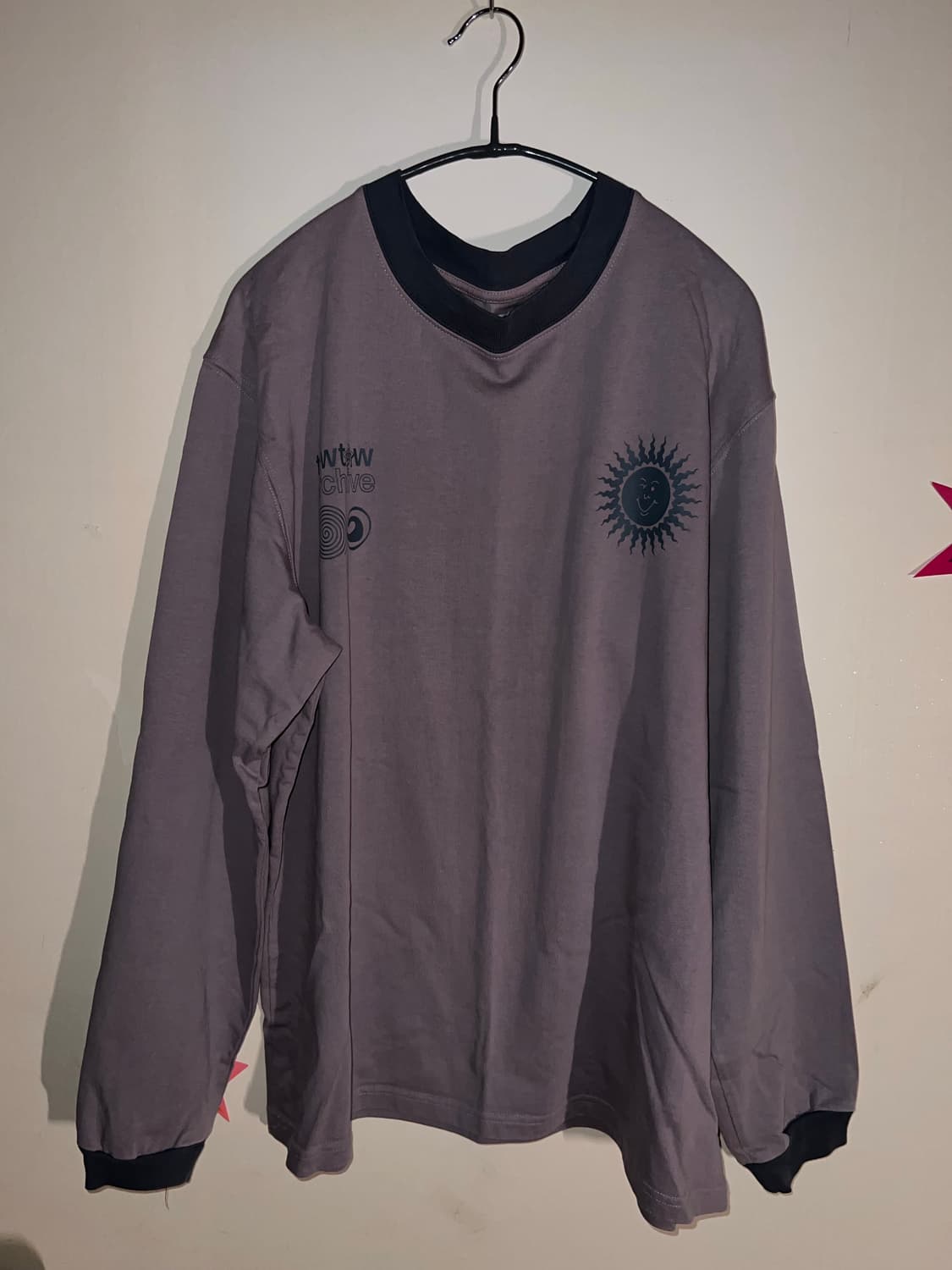 [토우토우아카이브] 인피니트썬 롱슬리브 티셔츠 페이디드 퍼플 상품이미지1