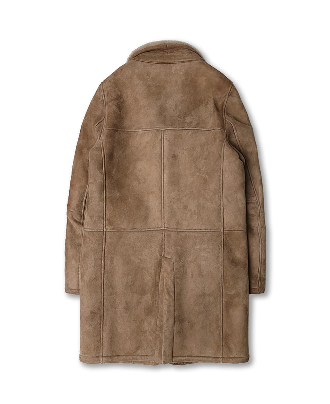 엠메띠 [Emmeti] 양가죽 스웨이드 오리지널 무스탕 롱 코트 상품이미지2