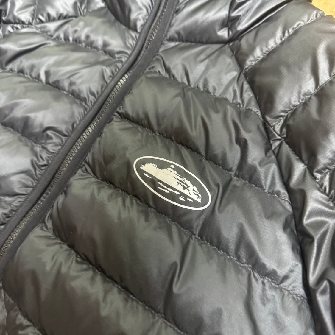 코르테이즈 엘리트워크 마이크로 경량 패딩 블랙 s 상품이미지4