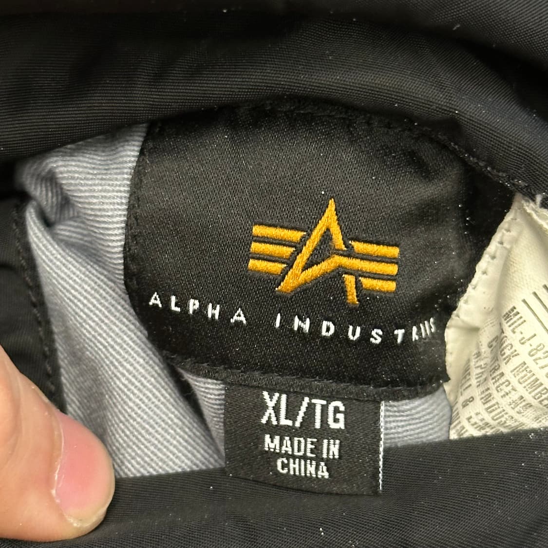 XL 알파인더스트리 리버시블 ma-1 항공자켓  상품이미지6