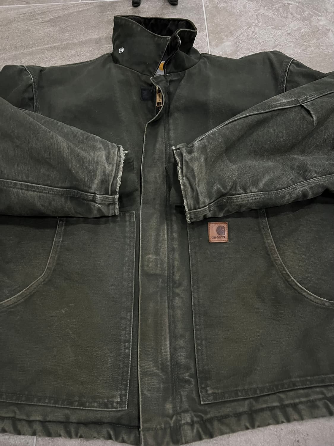 (XL) 칼하트 덕 디트로이트 자켓 J22 MOS 모스그린 상품이미지8