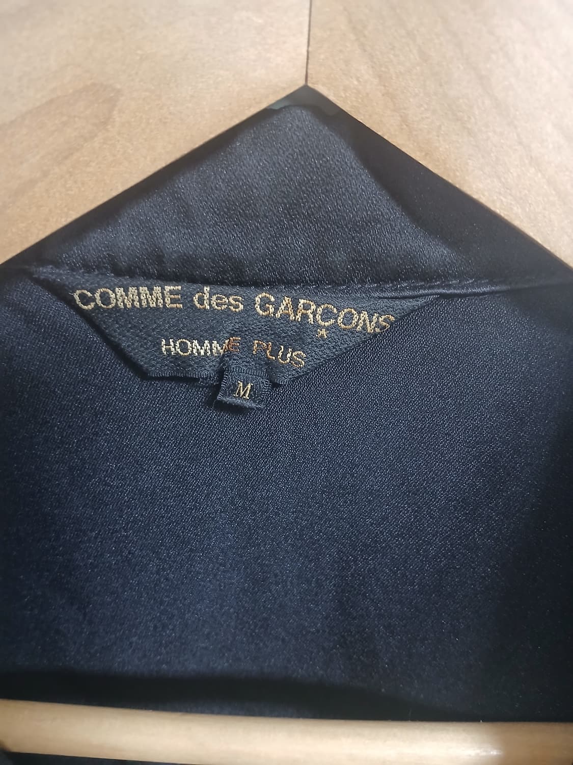 꼼데 가르송 옴므 플러스 비대칭 축용 트러커 M 상품이미지2