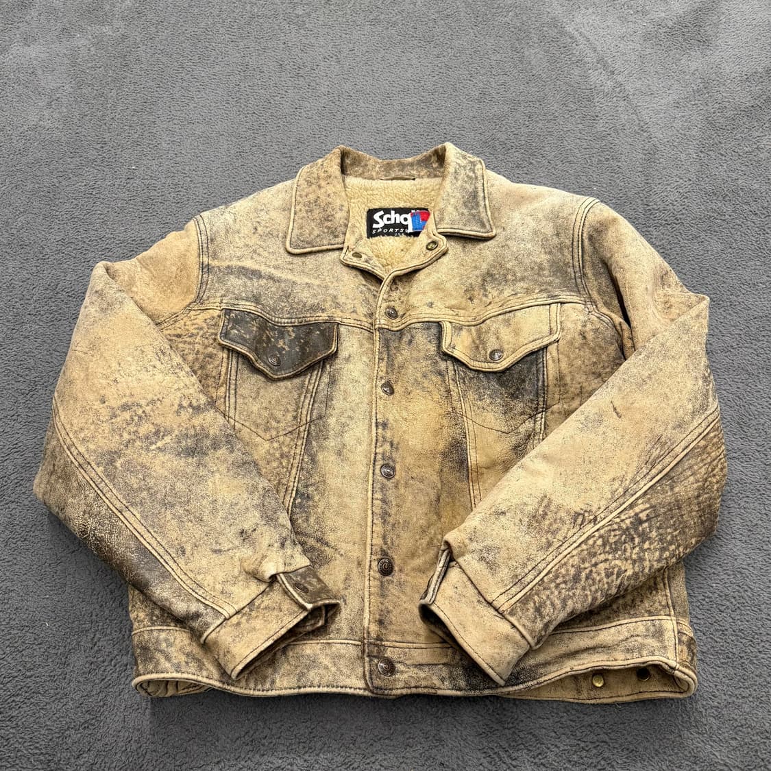 [정품/40] Schott 빈티지 가죽자켓 C1 상품이미지2