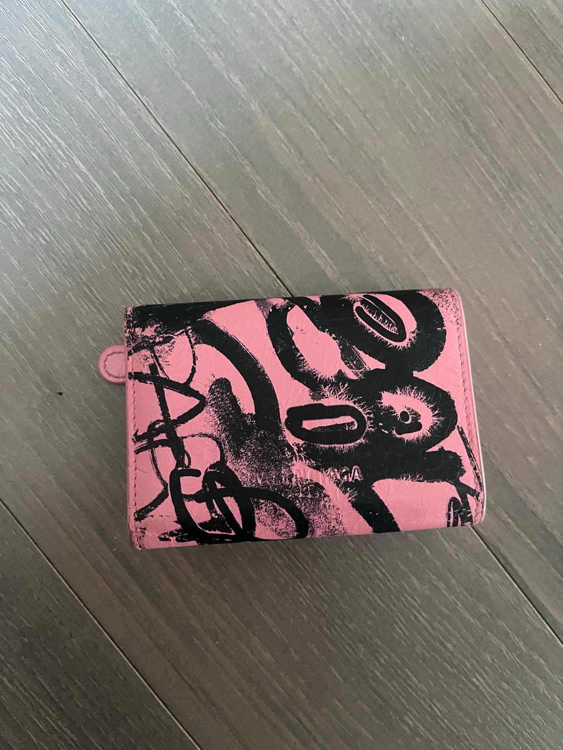 발렌시아가 르카골 그래피티 미니지갑 핑크 상품이미지2