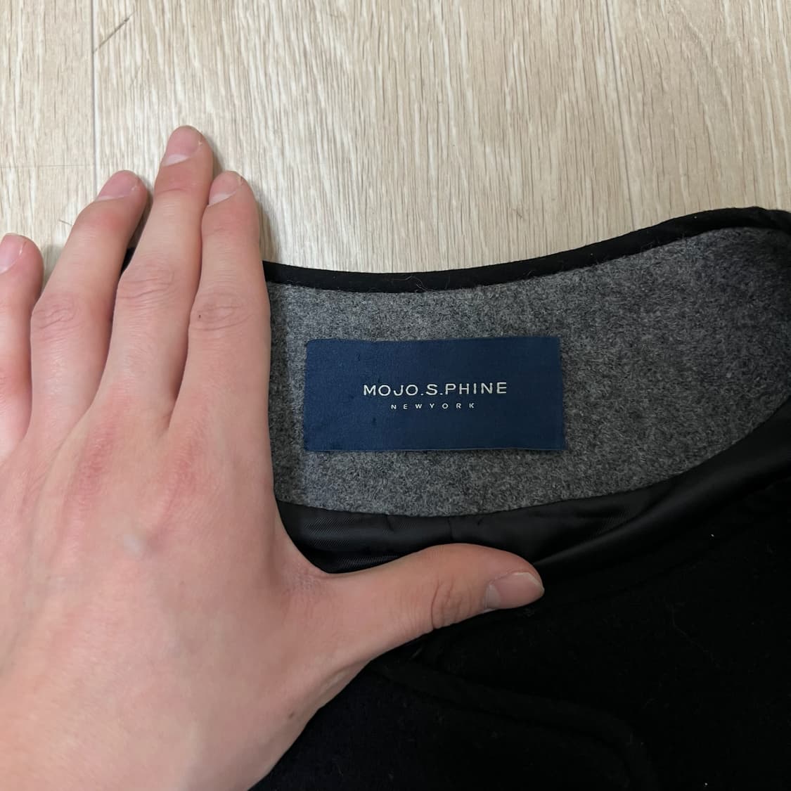 모조에스핀 여성 미니멀 노카라 코트 55-66  상품이미지4