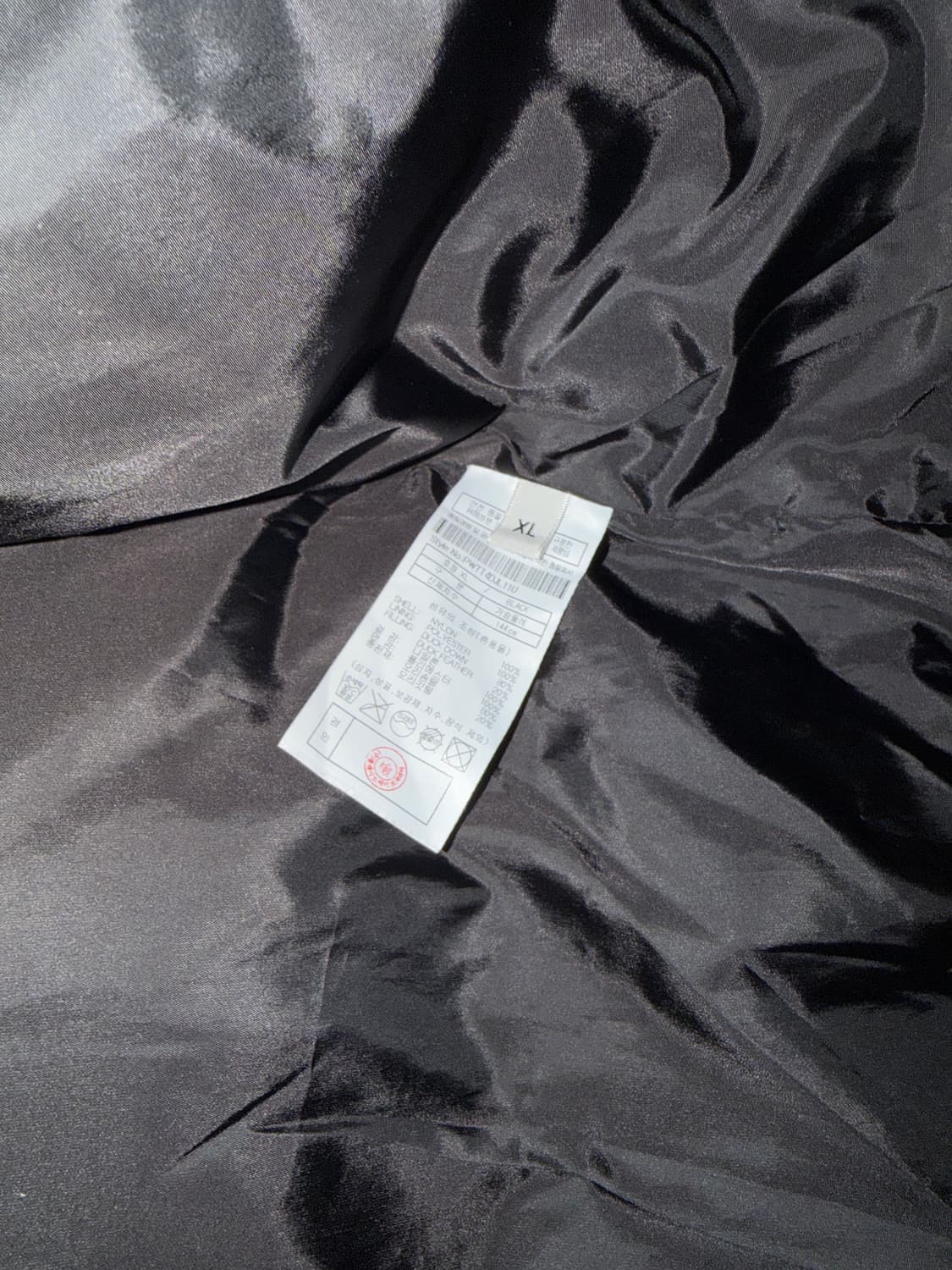 PLAC 플랙 블랙 패딩 점퍼 XL 팔아요 상품이미지4