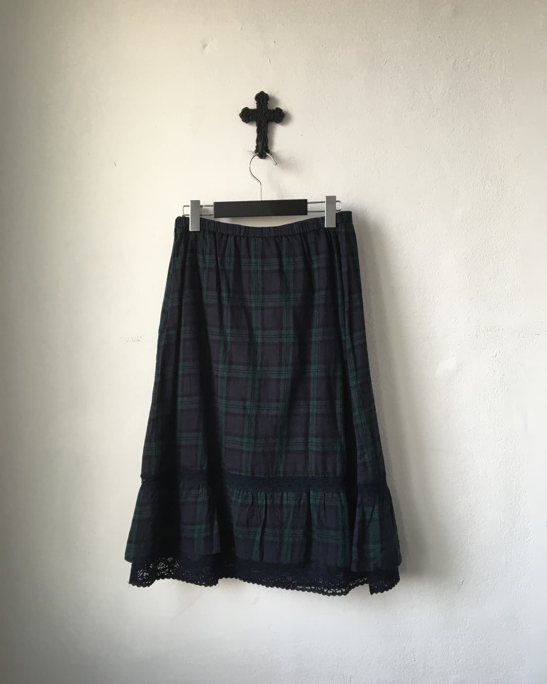 Check pattern skirt 상품이미지2