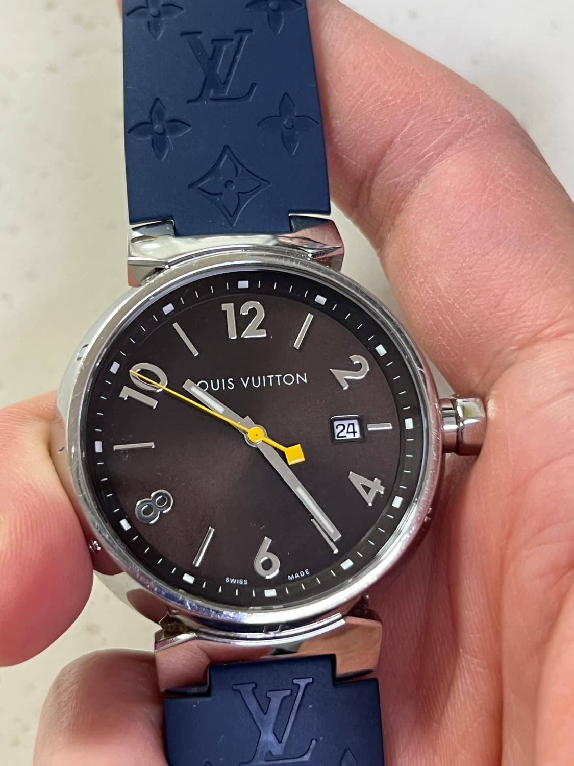 정품 백화점 루이비통 땅부르 39mm 시계 상품이미지2