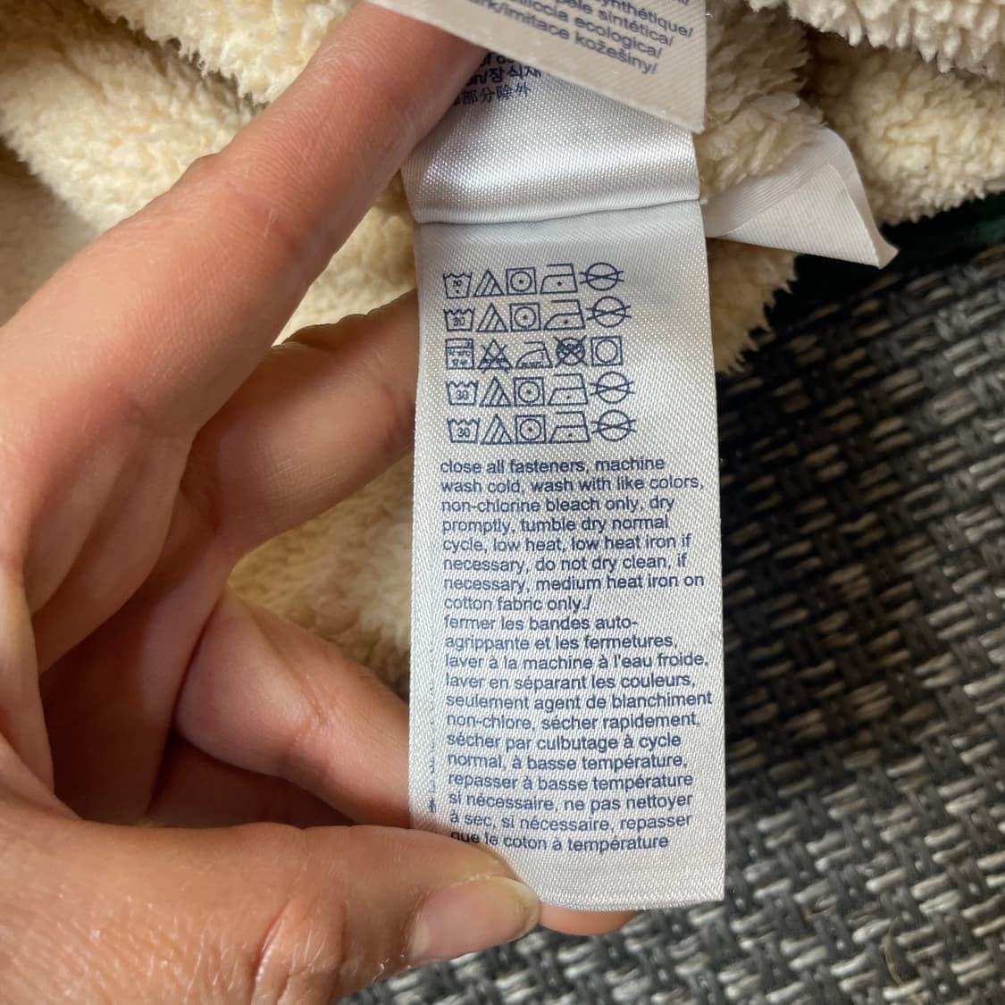 타미힐피거 딥그린체크 안감플리스 투포켓 긴팔 셔츠 176 상품이미지8