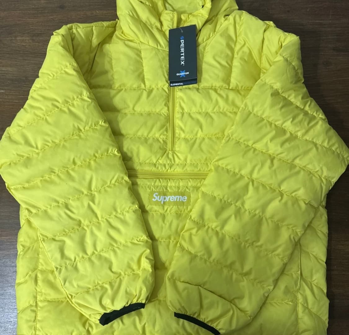 슈프림 마이크로 다운 하프 집 후드 풀오버 에시드 - 20FW 상품이미지2