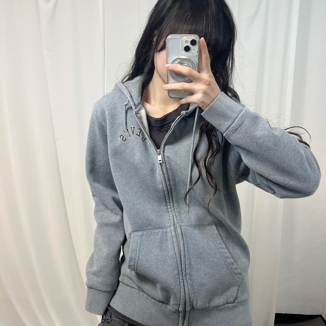 Levi’s Grey Hoodie Zip-up 상품이미지1