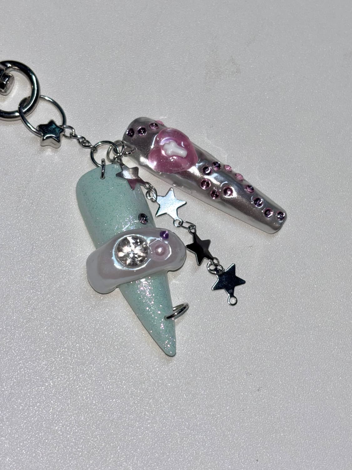 네일 팁 키링 nail tip keyring 상품이미지1