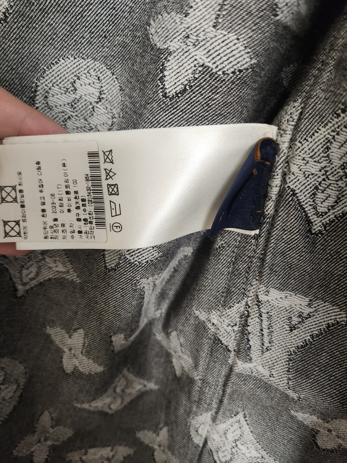 루이비통 샴브레이 데님 셔츠 자켓 상품이미지5