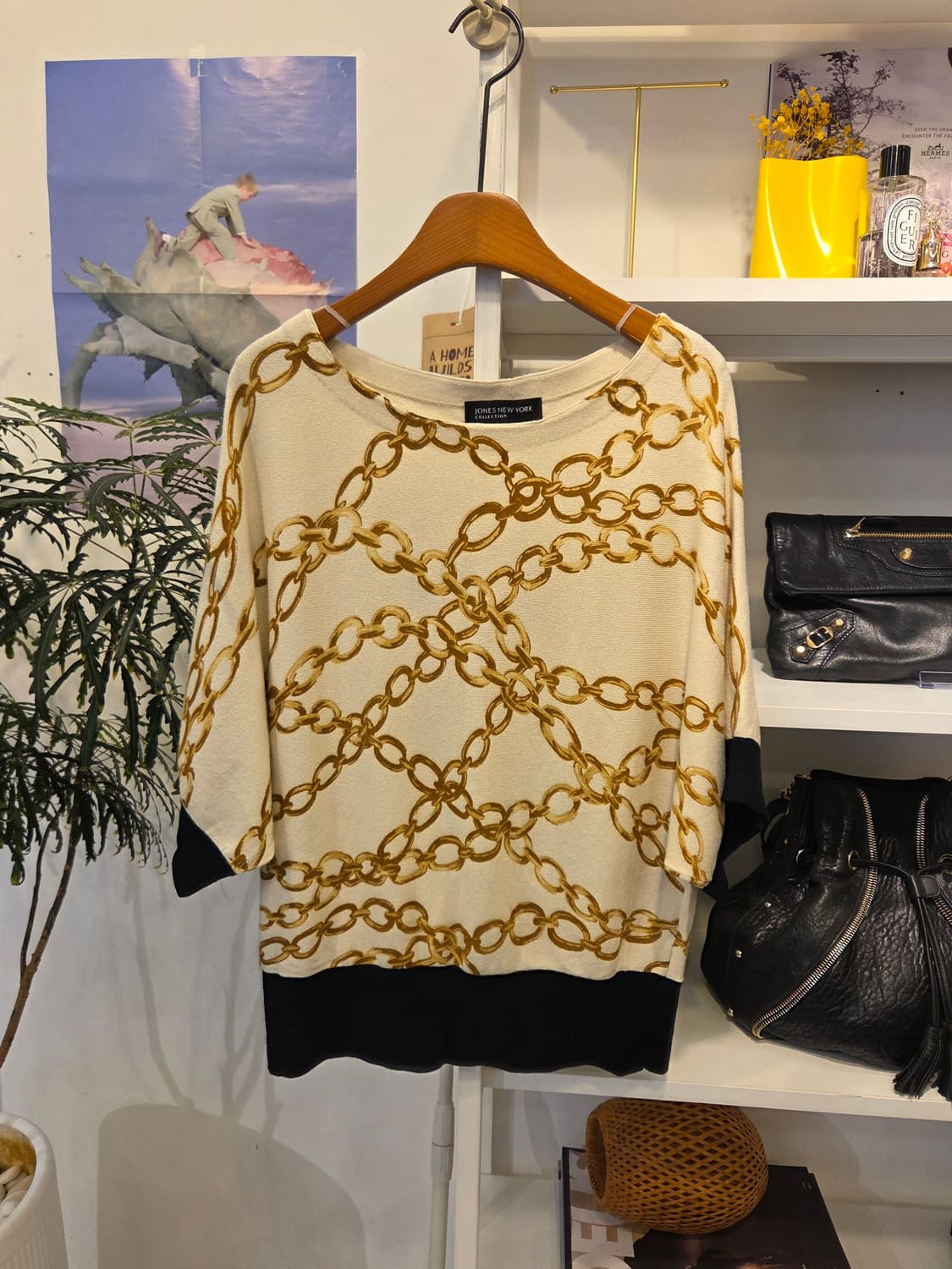 JONES NEWYORK  존스뉴욕 니트 반팔티 상품이미지1