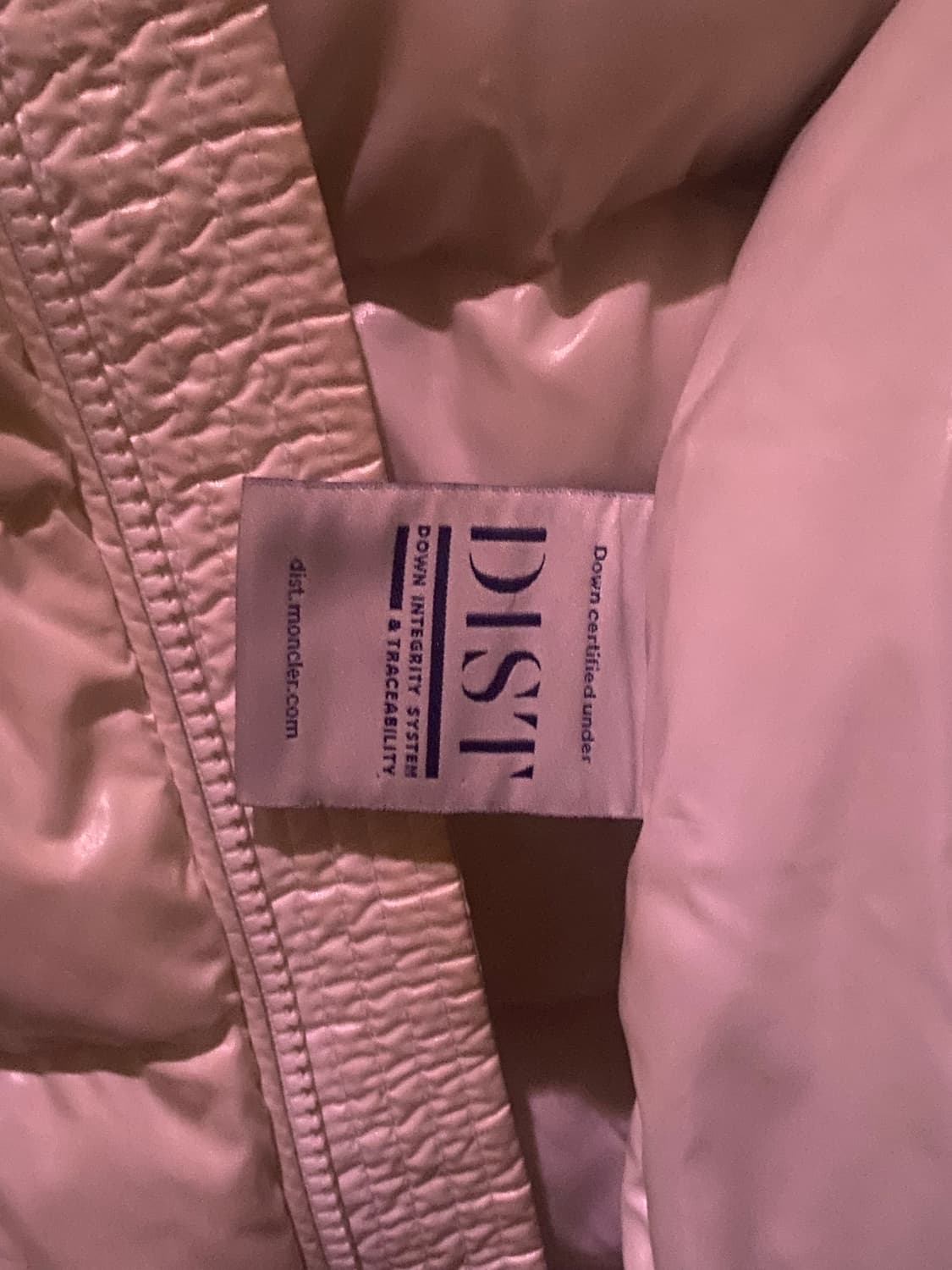 [정품] 몽클레어 유광 나일론 다운 자켓 패딩 화이트 풀구성품 M 상품이미지6