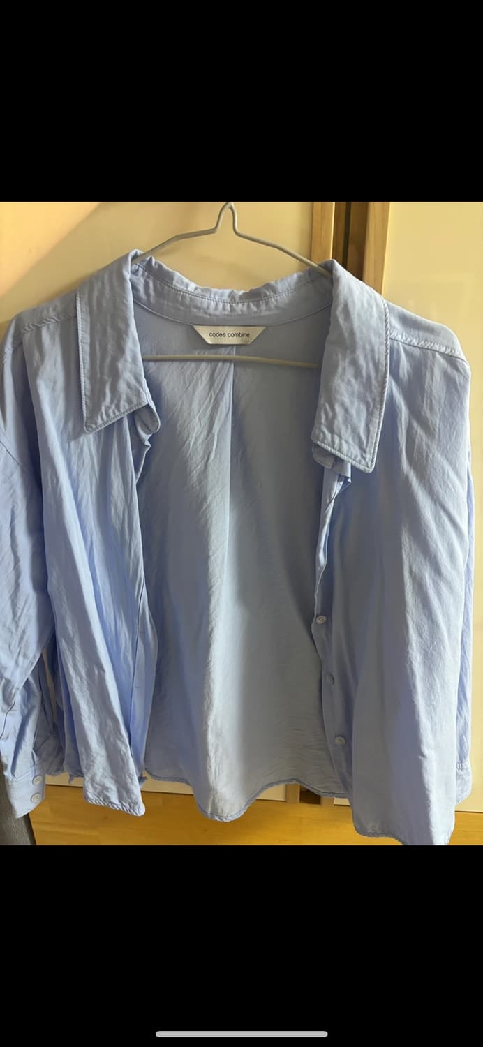 코데즈컴파인 크롭 셔츠 상품이미지1