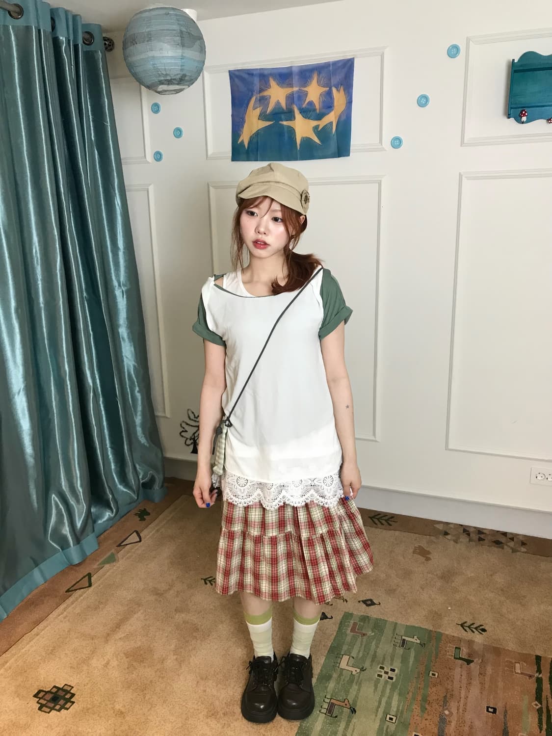 산뜻하고 싱그럽고 풋풋한 빈티지 모리걸 소녀 무드 가-득 담은 코디🍓 상품이미지1