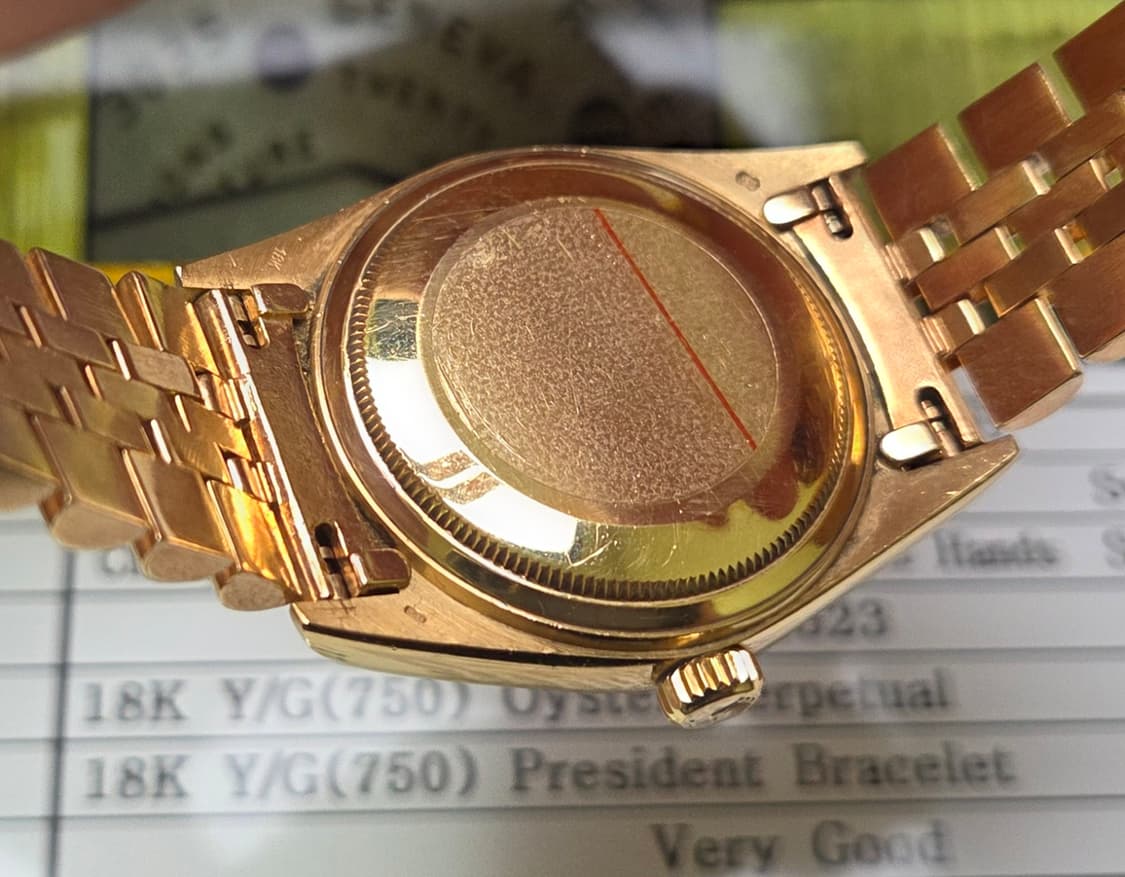 레어] 롤렉스 데이저스트 16018 18K올금통 10P다이아 쥬빌리줄 ( 상품이미지7