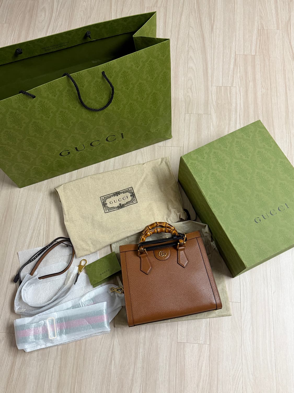 구찌브라운다이애나토틀백세트 상품이미지1