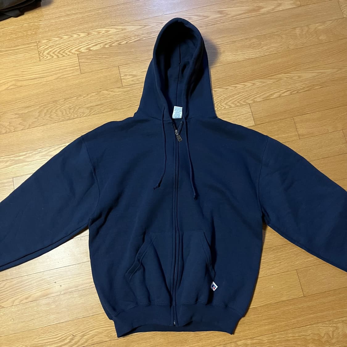 [M] 데드스탁 90s 빈티지 러셀 후드집업 네이비 상품이미지2