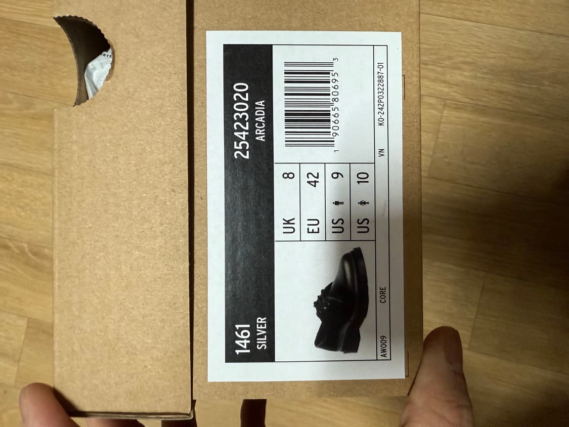 닥터마틴 1461 실버아카디아 270 uk8 상품이미지4