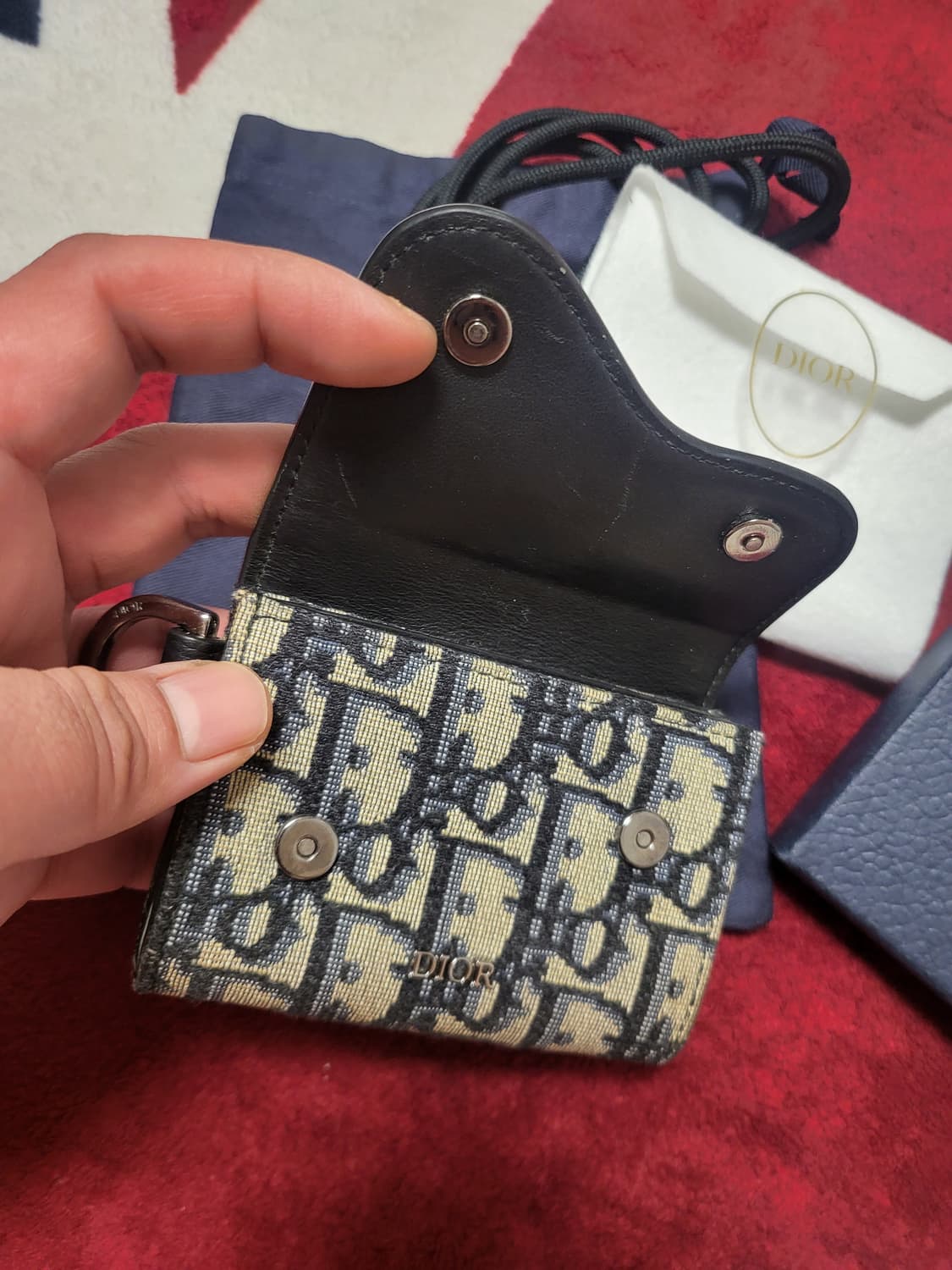 디올 새들 카드 홀더 숄더 스트랩 상품이미지3