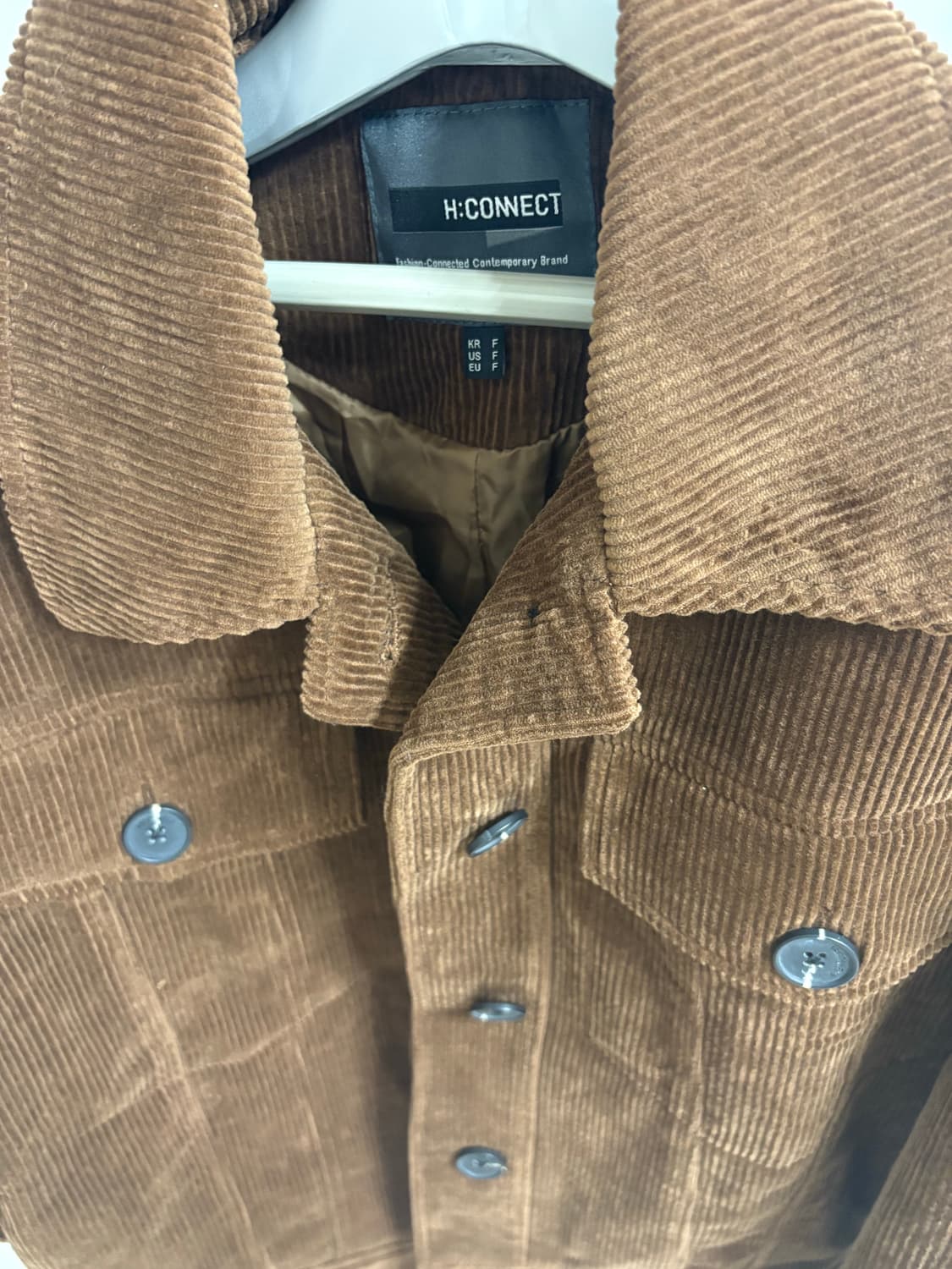 H:CONNECT 브라운 코듀로이 자켓 상품이미지3