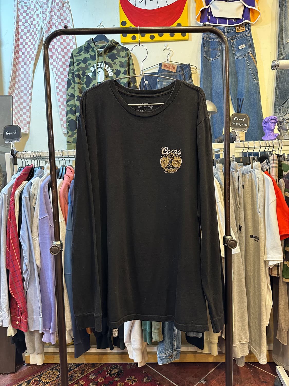 브릭스톤 쿠어스 콜라보 롤슬리브 블랙 2XL  상품이미지2