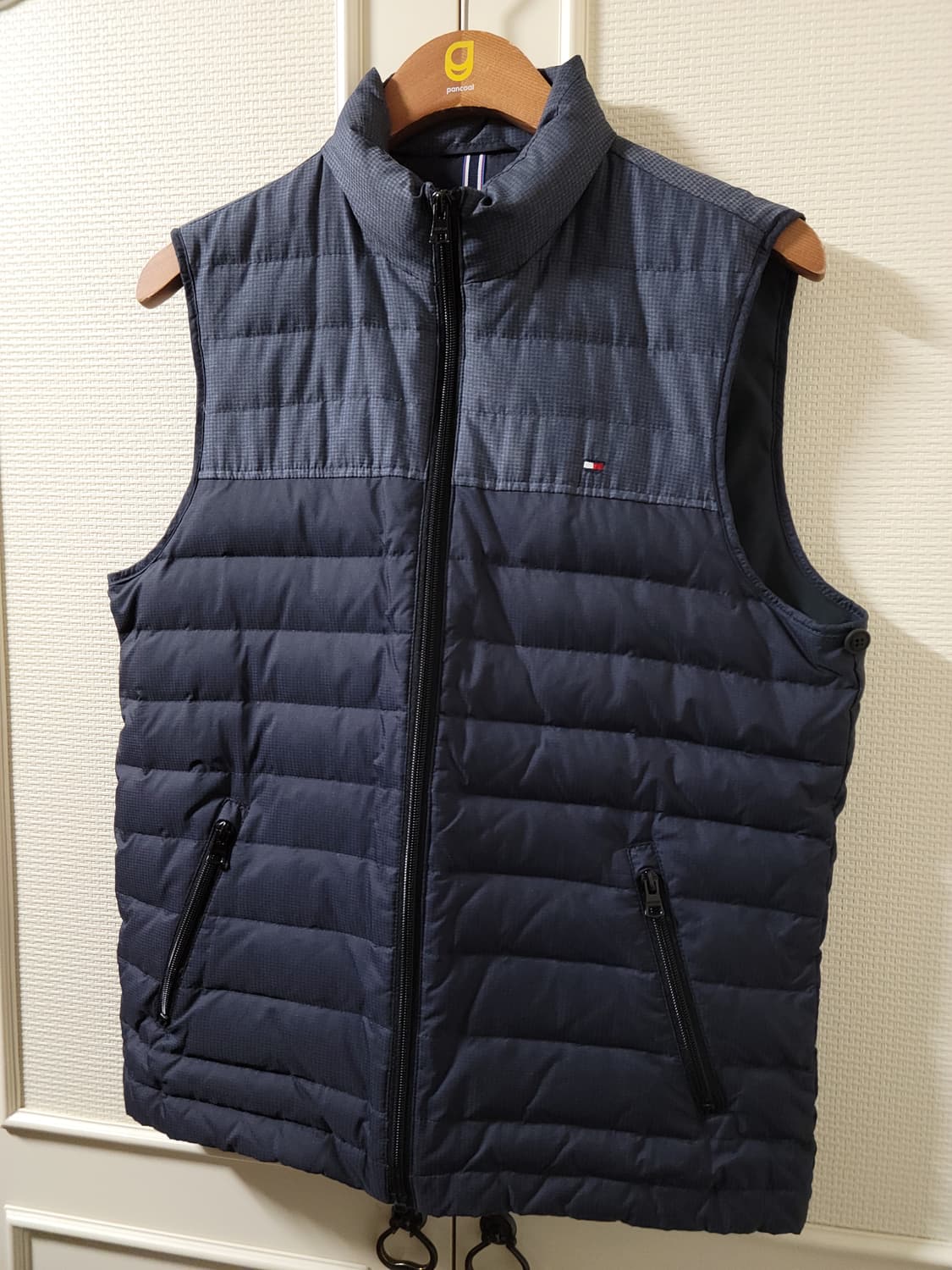 TOMMY 타미힐피거 남성 패딩 조끼 베스트 S사이즈(남성95) 네이비 상품이미지3
