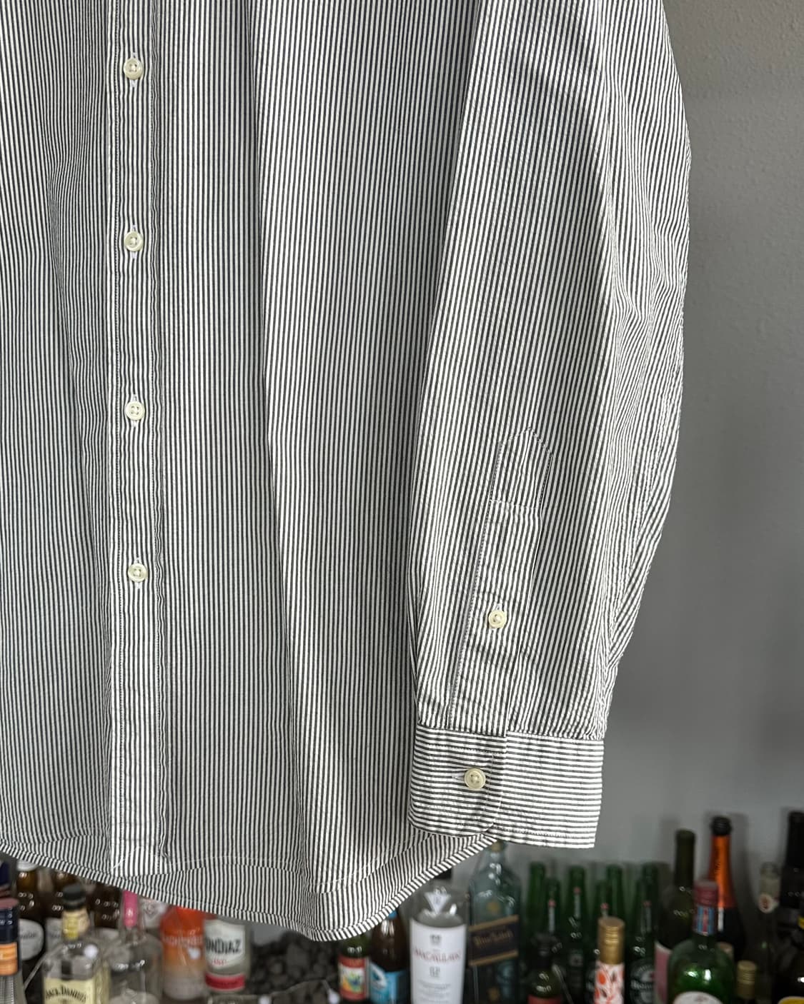 [L]폴로 랄프로렌 클래식핏 스트라이프 시어서커 셔츠 상품이미지6