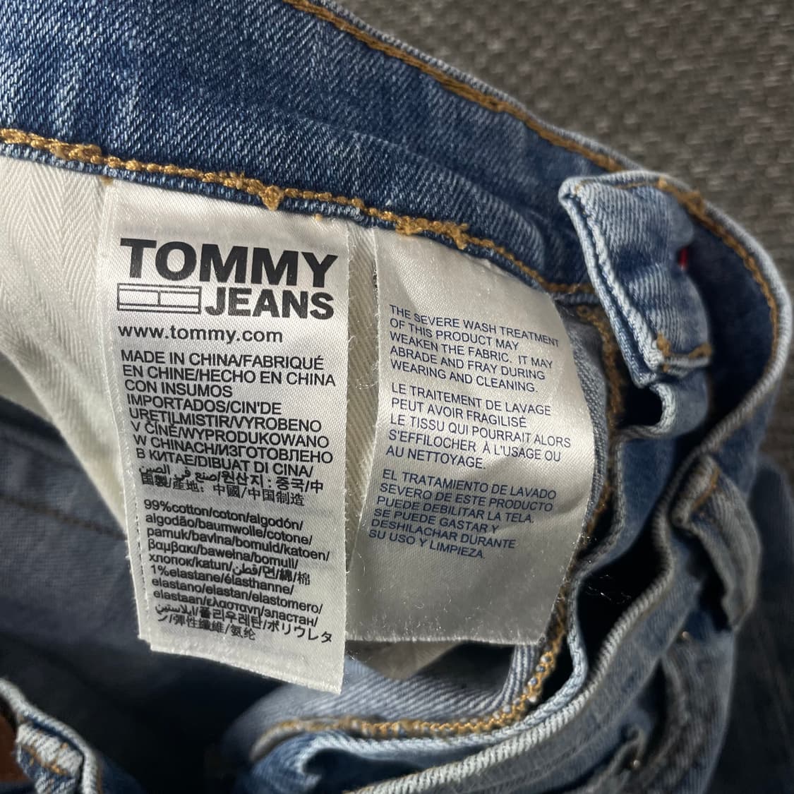 (28) 타미진스 중청 데님 스판 롱 스커트 상품이미지7