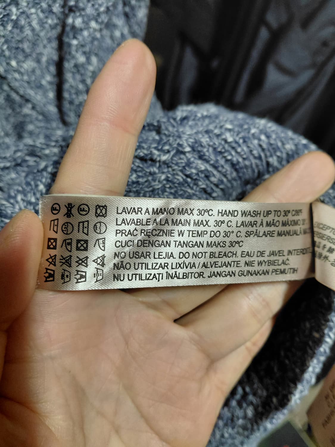 [마시모두띠]코튼 케이블 니트 스웨터 M(95)사이즈 상품이미지6