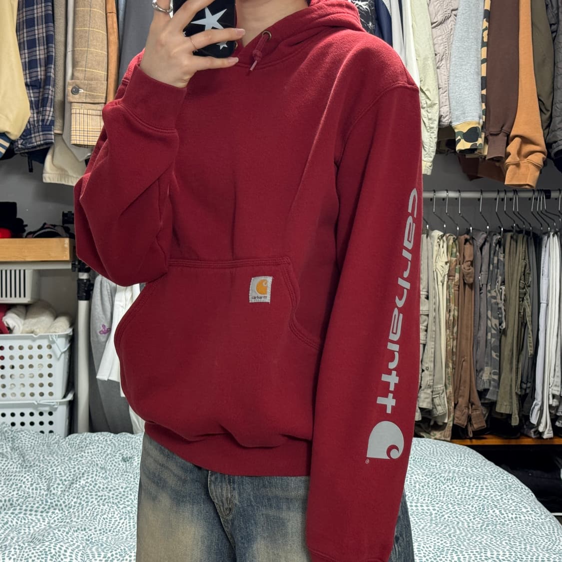 칼하트 사이드라인 오리지널핏 후드티 상품이미지2