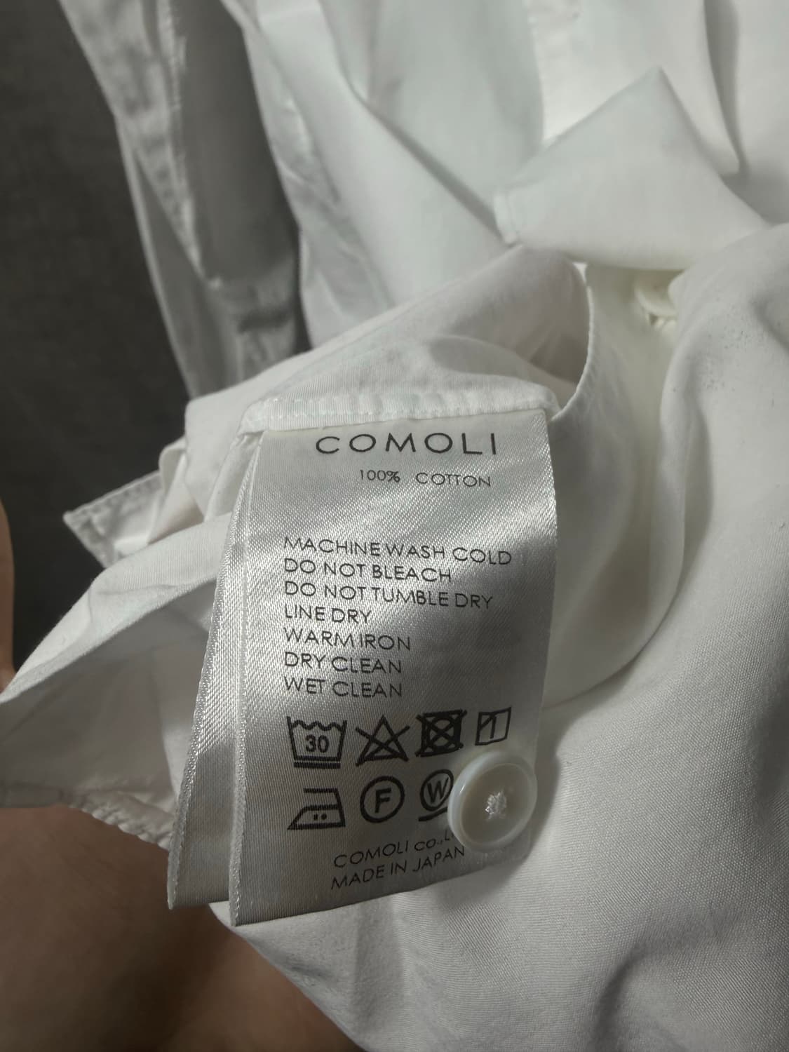 COMOLI 17AW Double Front Shirt 상품이미지6