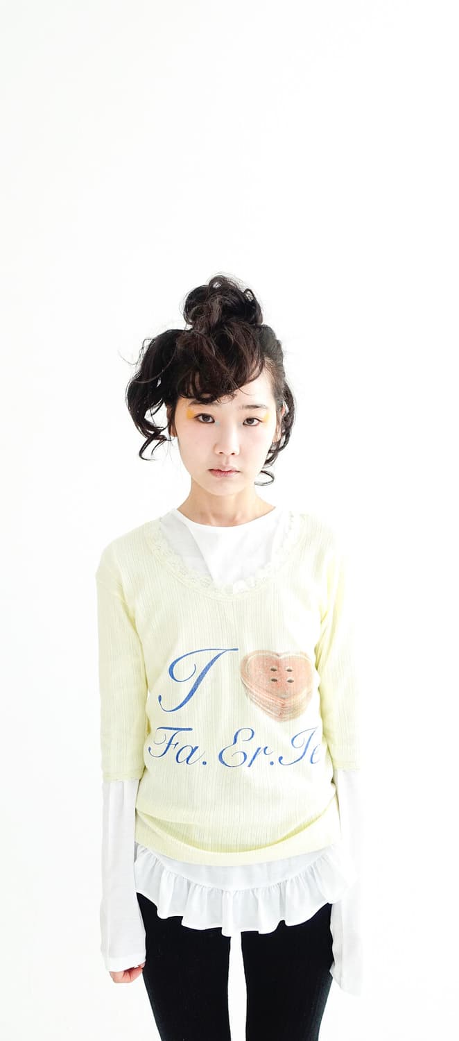 fa.er.ie lace T-shirt (lemon) 상품이미지2
