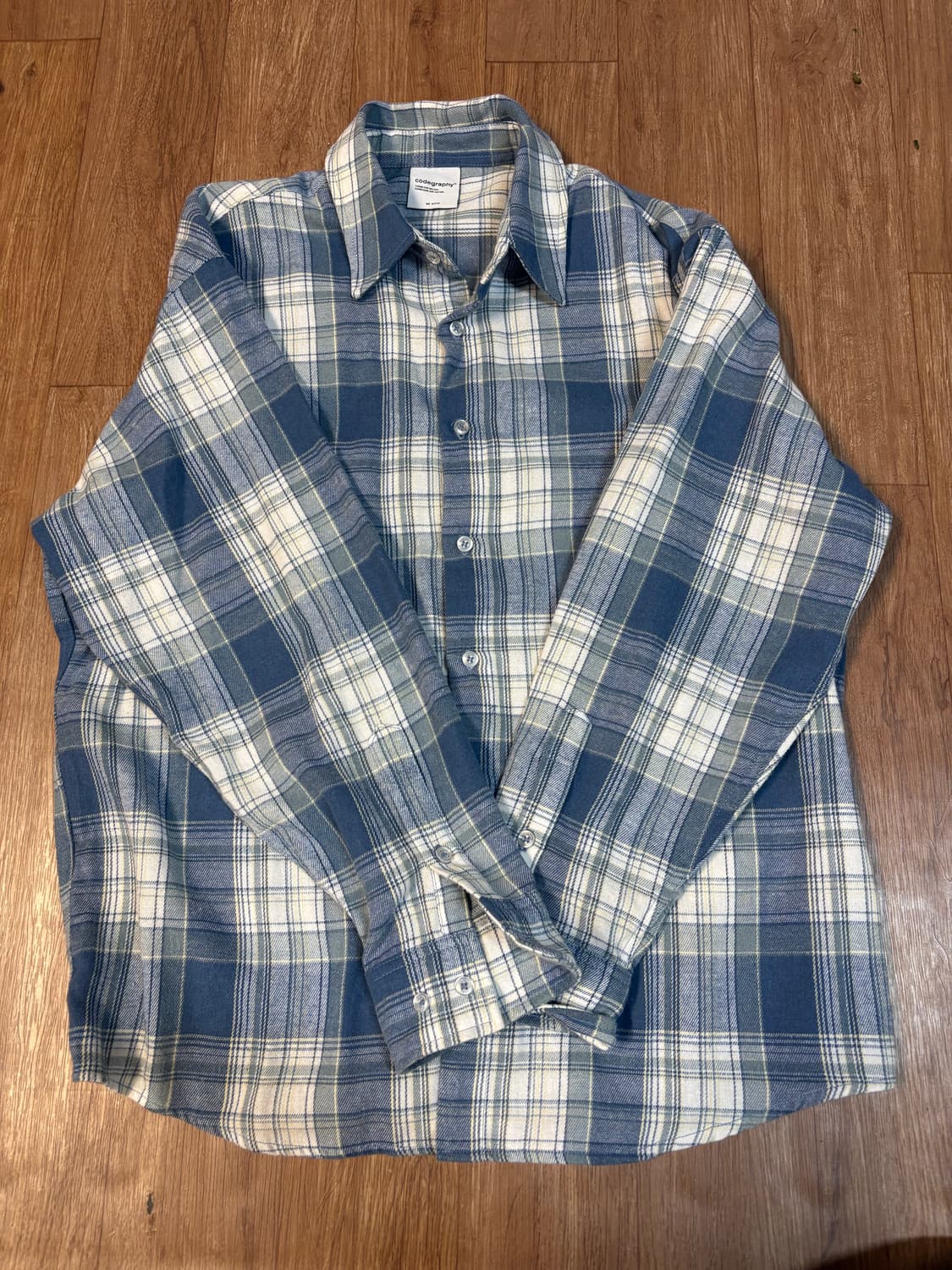 코드그라피 90S VTG THE NERD 오버핏 체크셔츠 상품이미지1