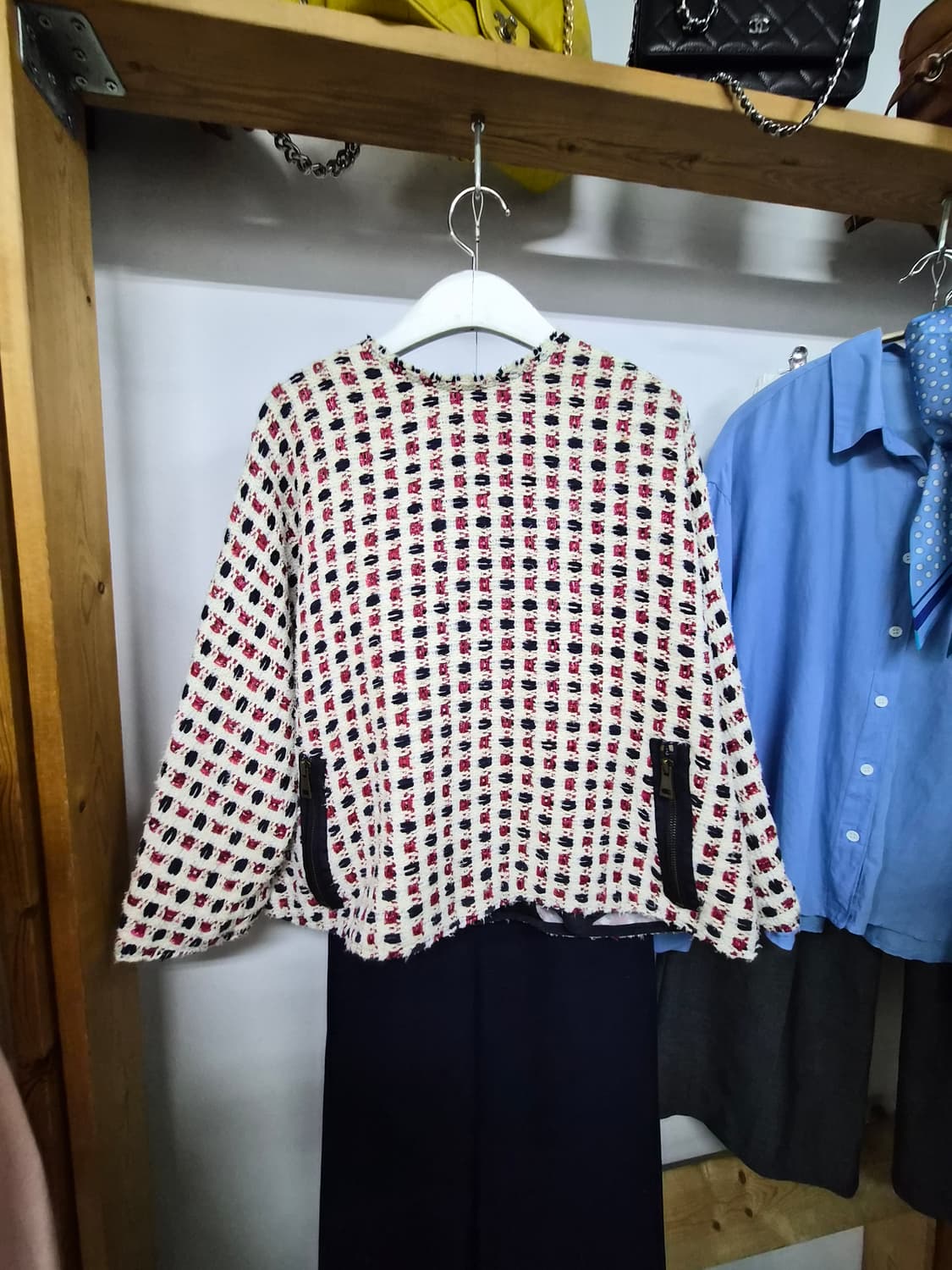 타임트위드집업. 산드로 슬랙스 상품이미지4