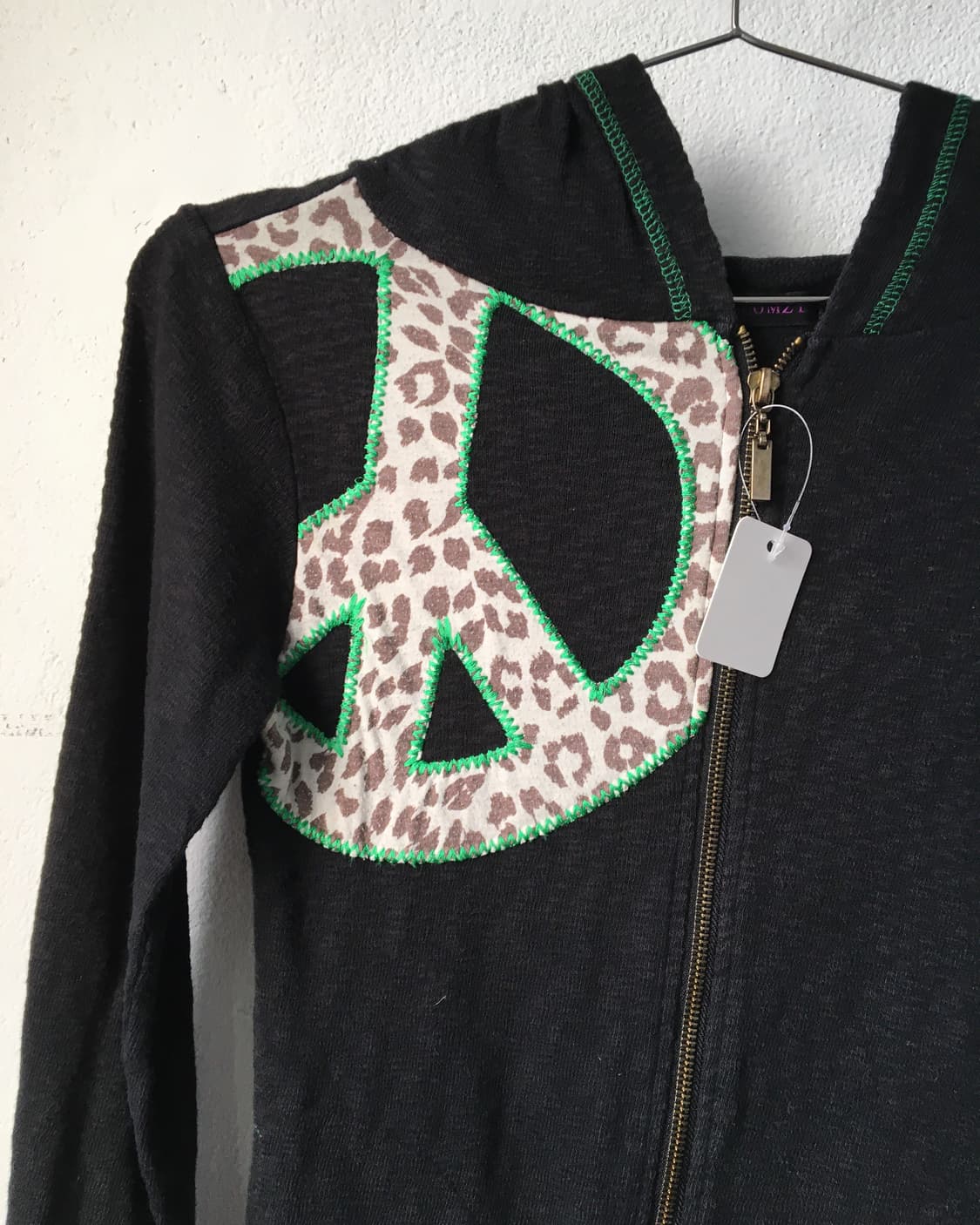 Stitch patch point hood zip up 상품이미지4