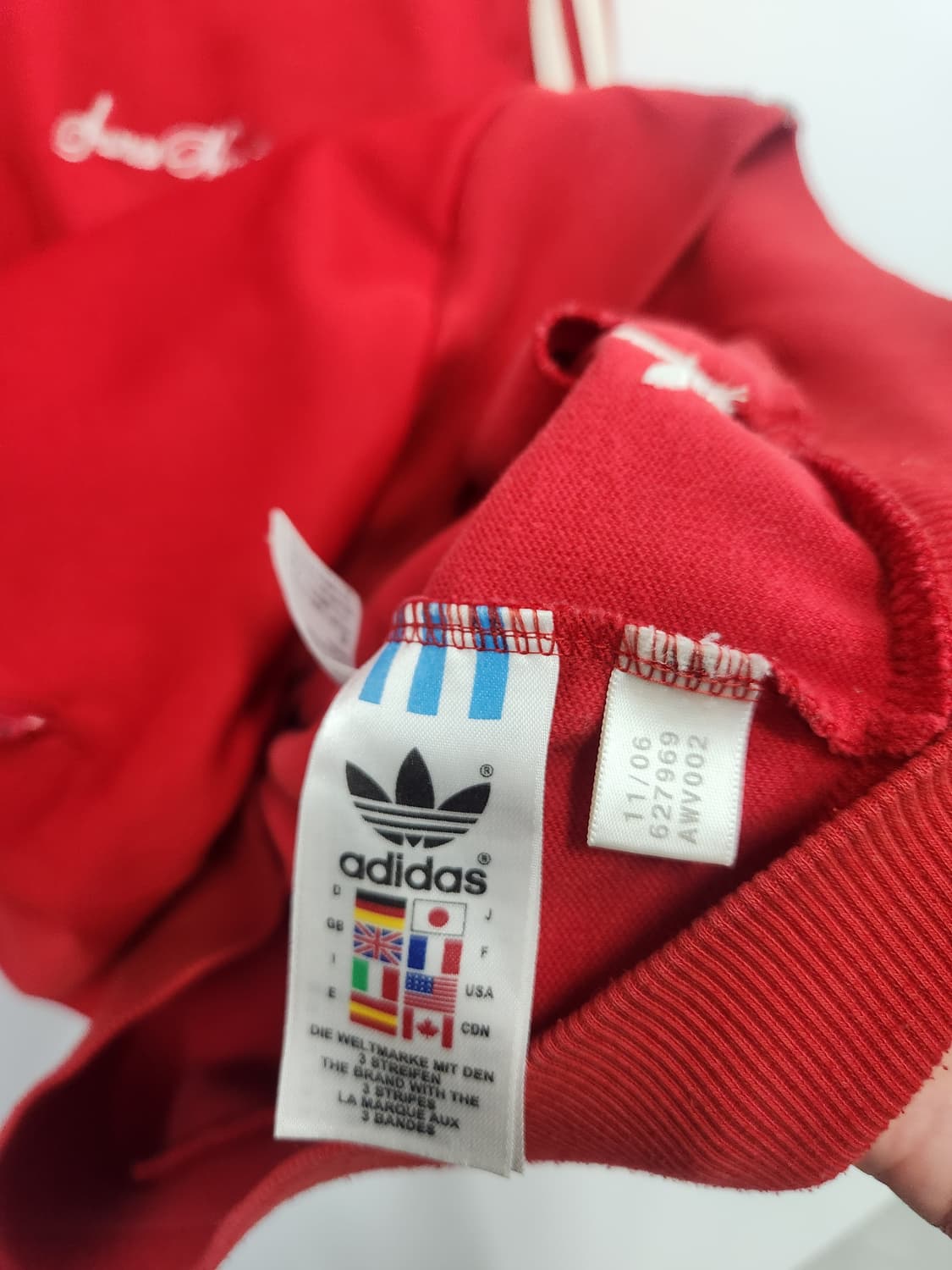 아디다스 섹스 레드 져지 상품이미지9