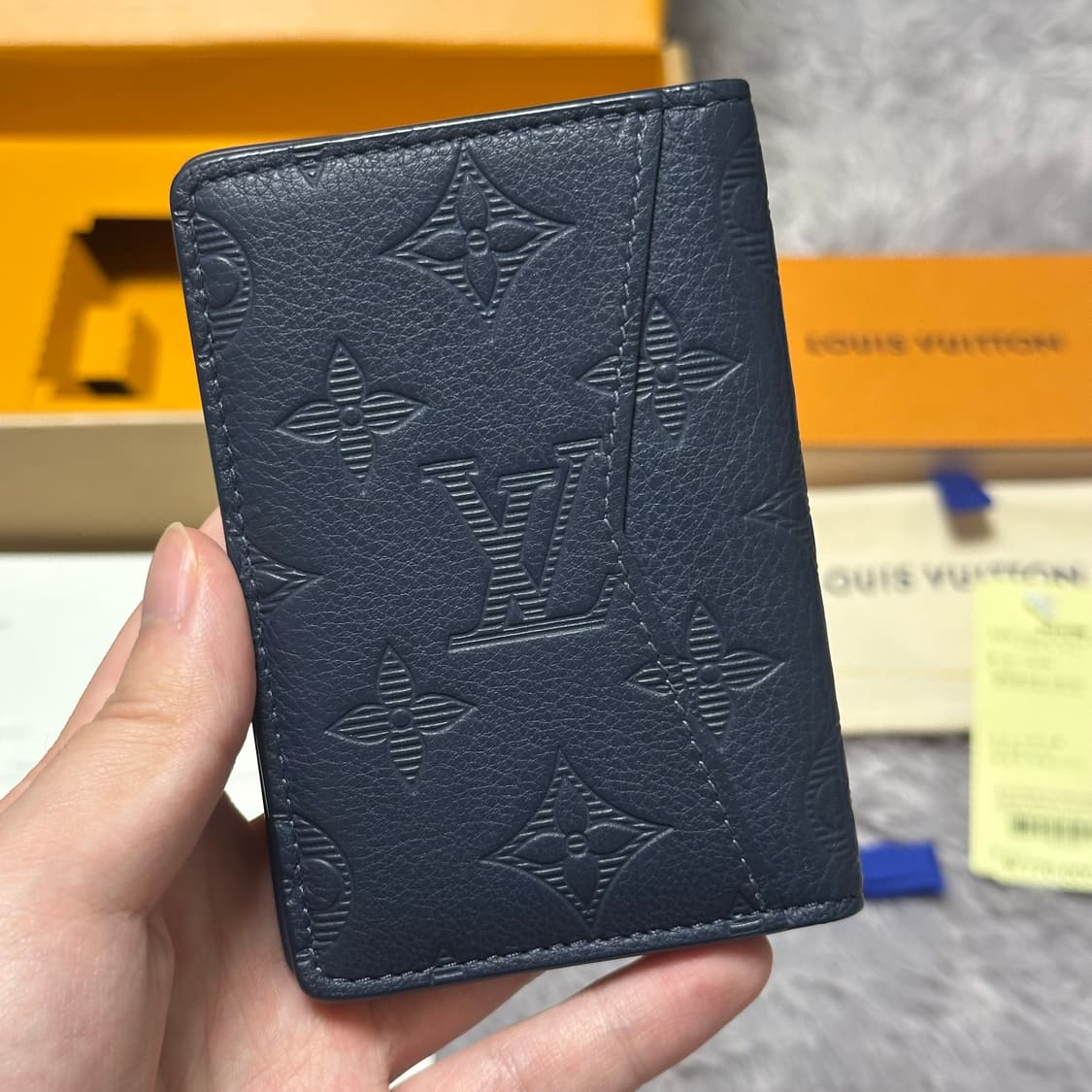 [풀구성] 루이비통 이클립스 쉐도우 오거나이저 카드지갑 네이비 상품이미지2