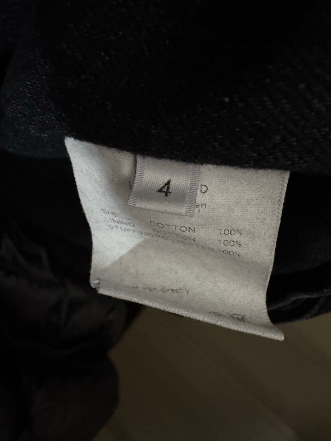 언유즈드 블랙 데님 패딩 자켓 4 상품이미지7