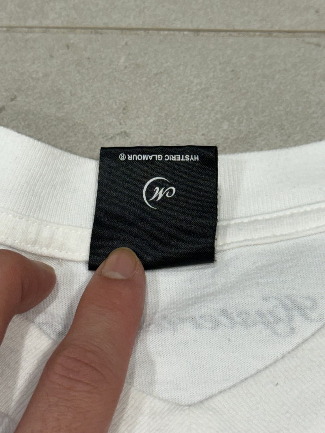 히스테릭 글래머 아카이브 히스걸 브이넥 롱슬리브 티셔츠 상품이미지5