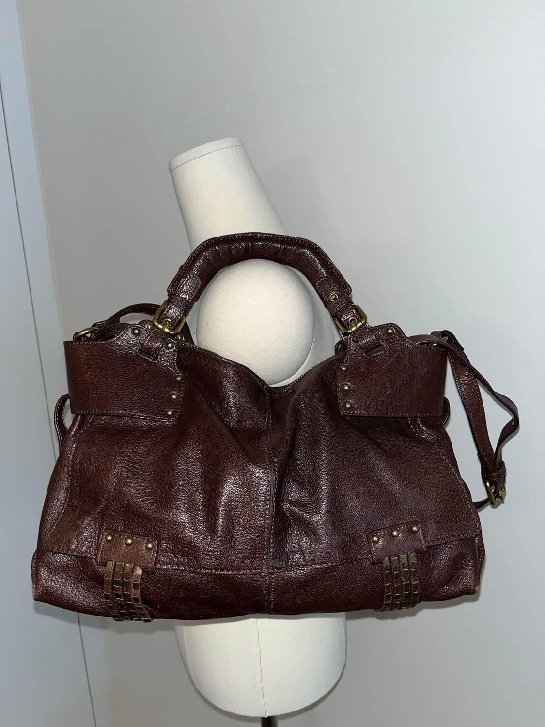 Kooba Red Brown Shoulder Bag 상품이미지4