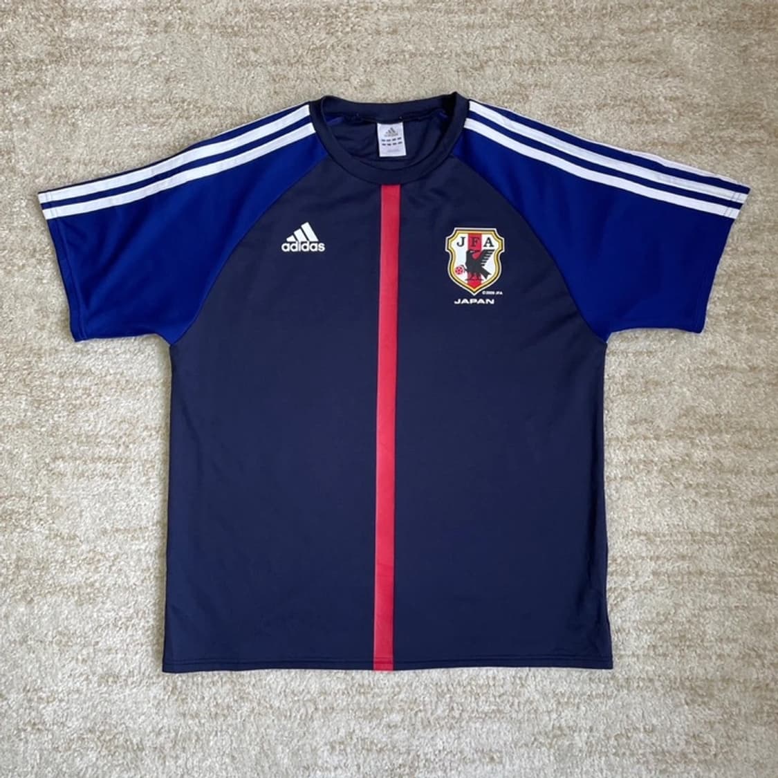 L] 00’s 일본 축구 국가대표 홈 유니폼 아디다스   상품이미지1