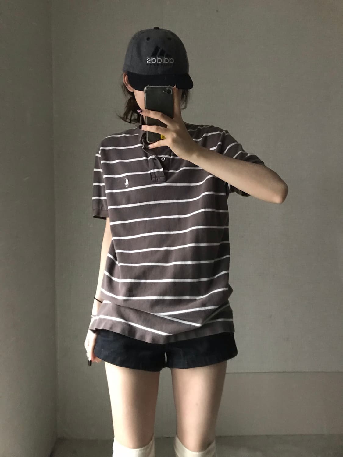 폴로 브라운 스트라이프pk 상품이미지1