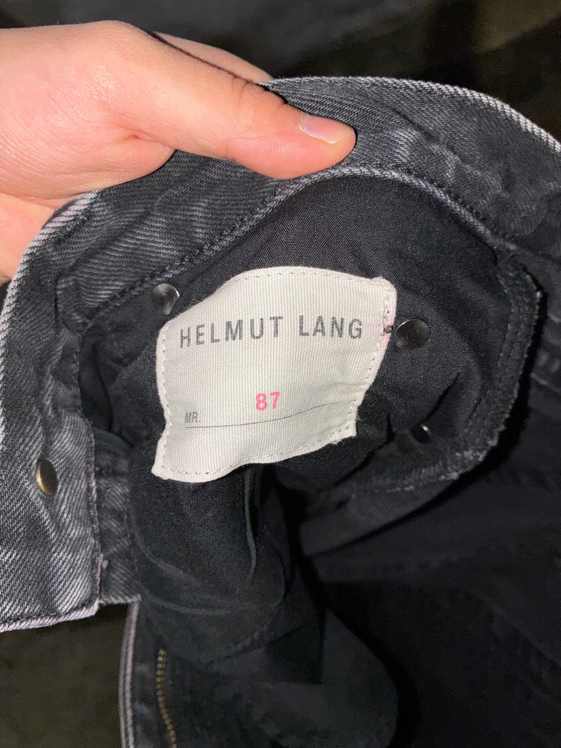 Helmut Lang black jeans 상품이미지3
